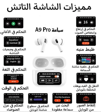 Airpods® avec un écran tactile